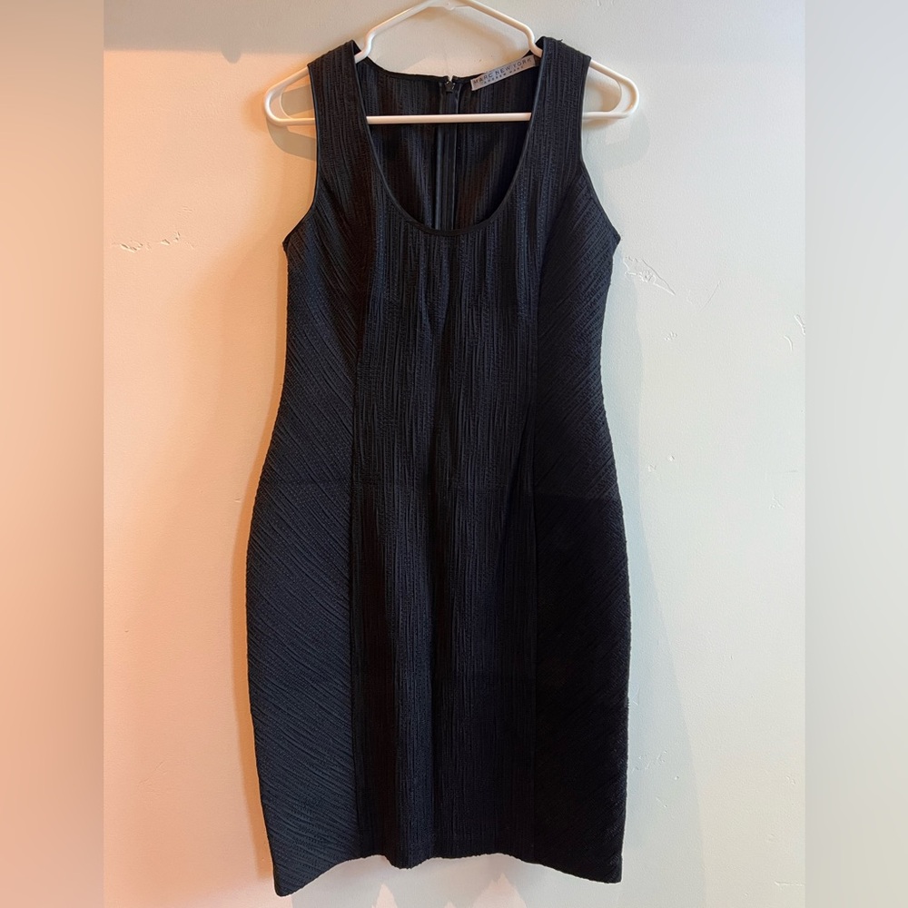 Marc New York Black Textured Dress